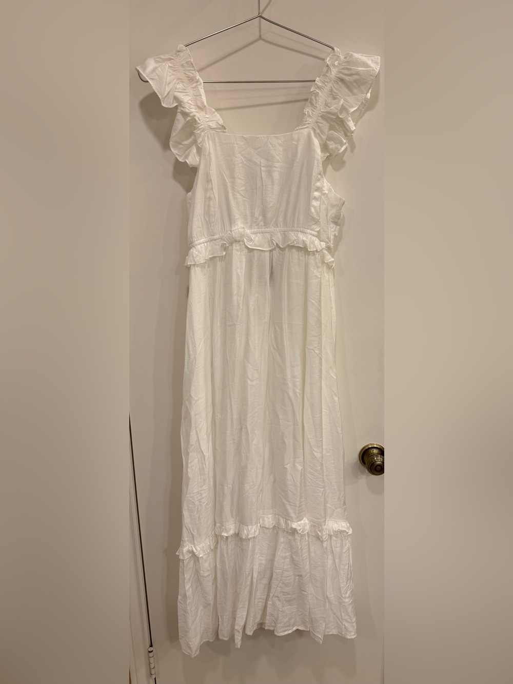 Blu Pepper White Tiered Summer Dress